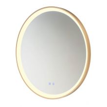Vanity lustro podświetlane 60W 3000/4000/6000K 3750lm IP44 złote matowe